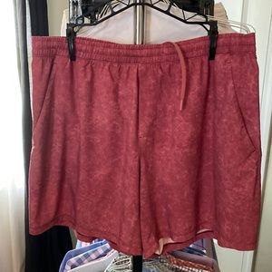 Red xxl lululemon unlined shorts